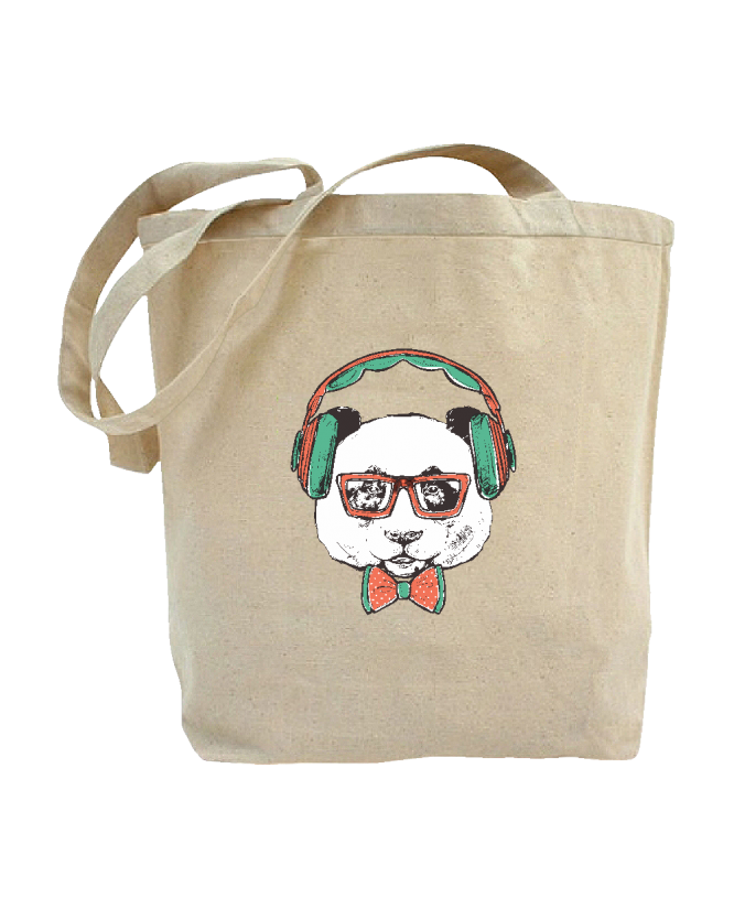 Hipster Panda Krepšys